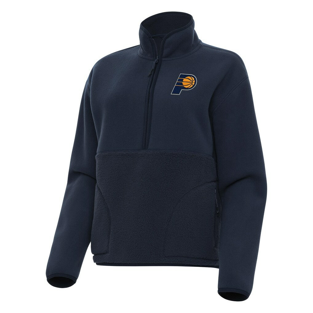 Indiana Pacers Antigua Women's Figure Half-Zip Pullover Sweatshirt On Sale
