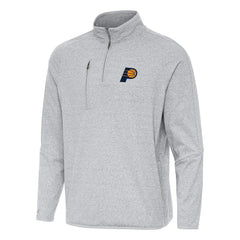 Indiana Pacers Antigua Certain Quarter-Zip Tri-Blend Sweatshirt On Sale