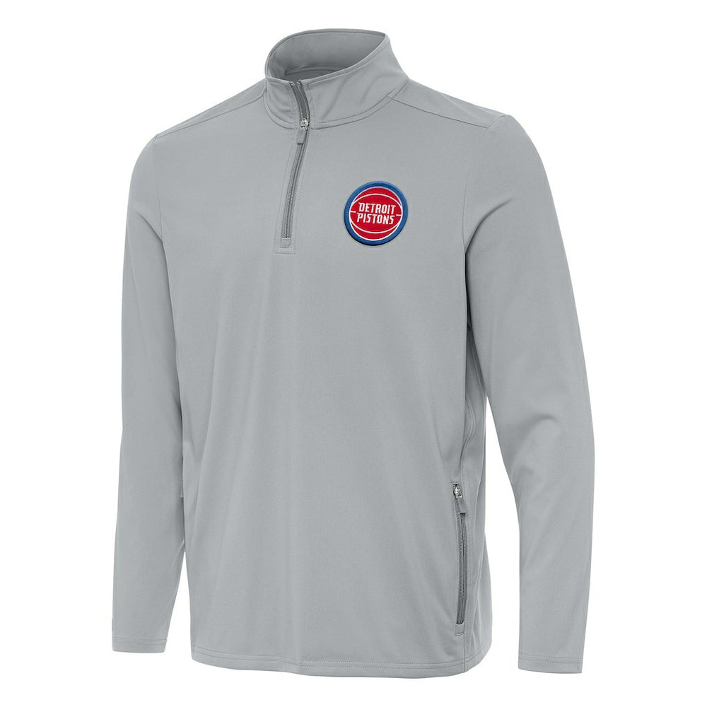 Detroit Pistons Antigua Perilous Quarter-Zip Sweatshirt sale Discount