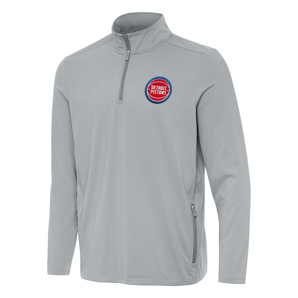 Detroit Pistons Antigua Perilous Quarter-Zip Sweatshirt sale Discount