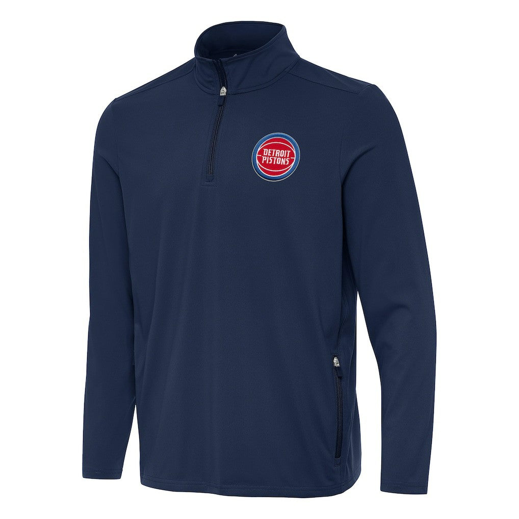 Detroit Pistons Antigua Perilous Quarter-Zip Sweatshirt sale Outlet