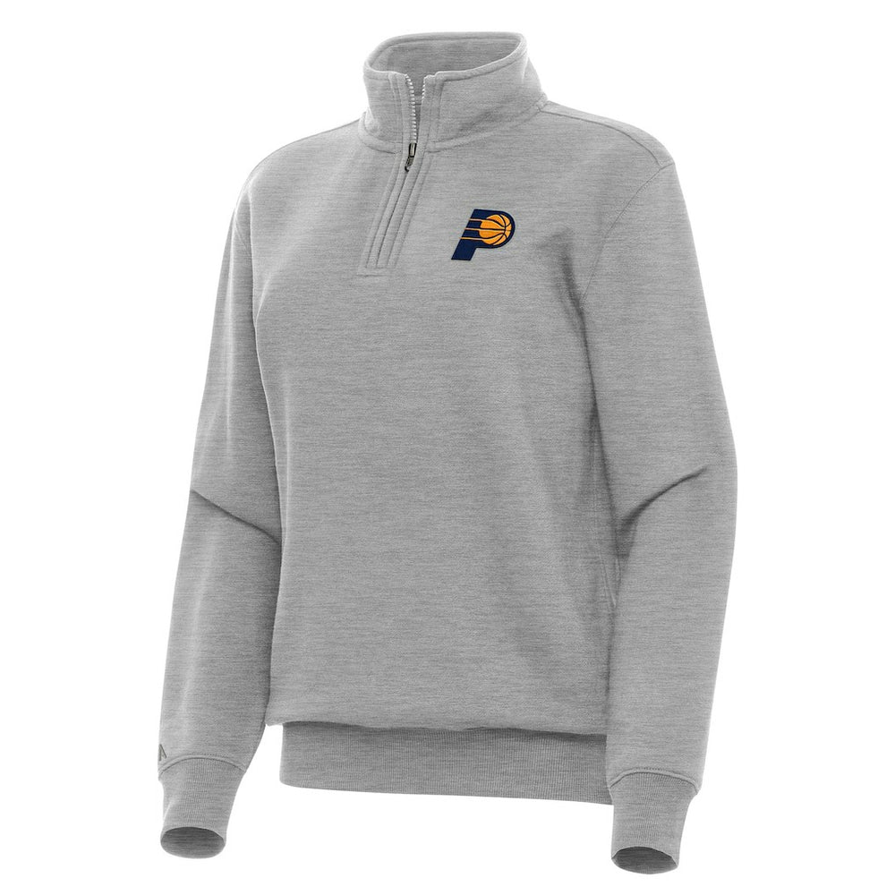 Indiana Pacers Antigua Women's Victory Quarter-Zip Sweatshirt On Sale