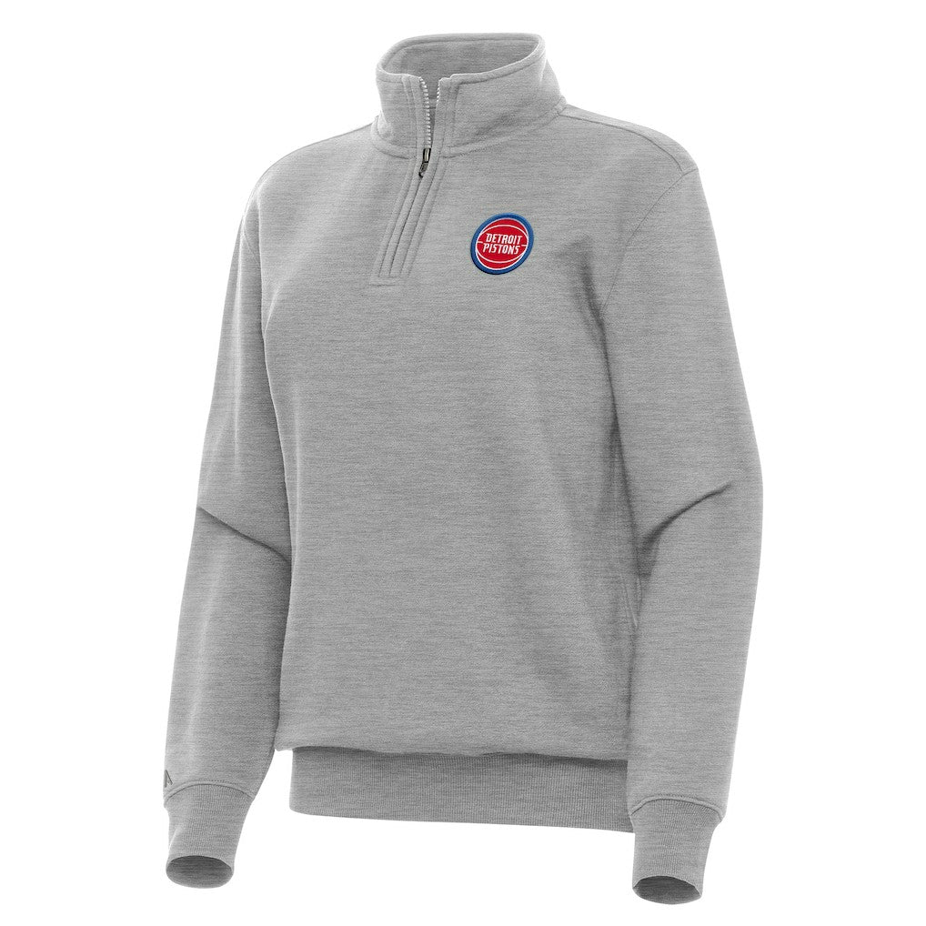 Detroit Pistons Antigua Women's Victory Quarter-Zip Sweatshirt sale Online