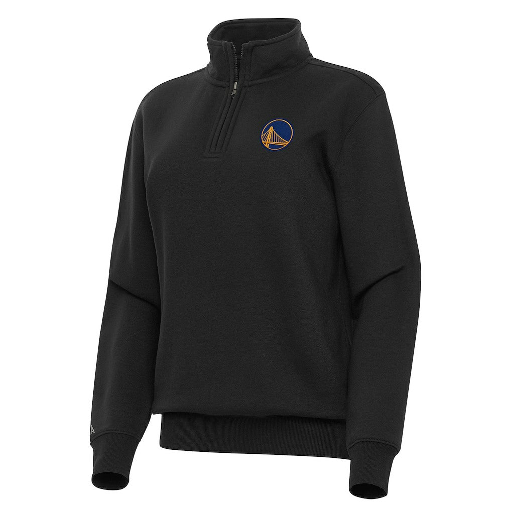 Golden State Warriors Antigua Women's Victory Quarter-Zip Sweatshirt sale On Sale