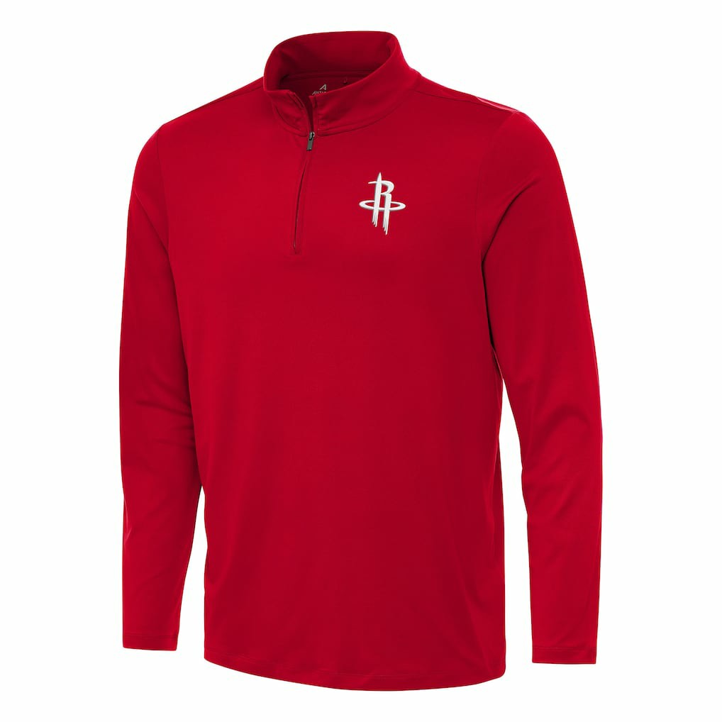 Houston Rockets Antigua Reprocess Quarter-Zip Top sale Discount