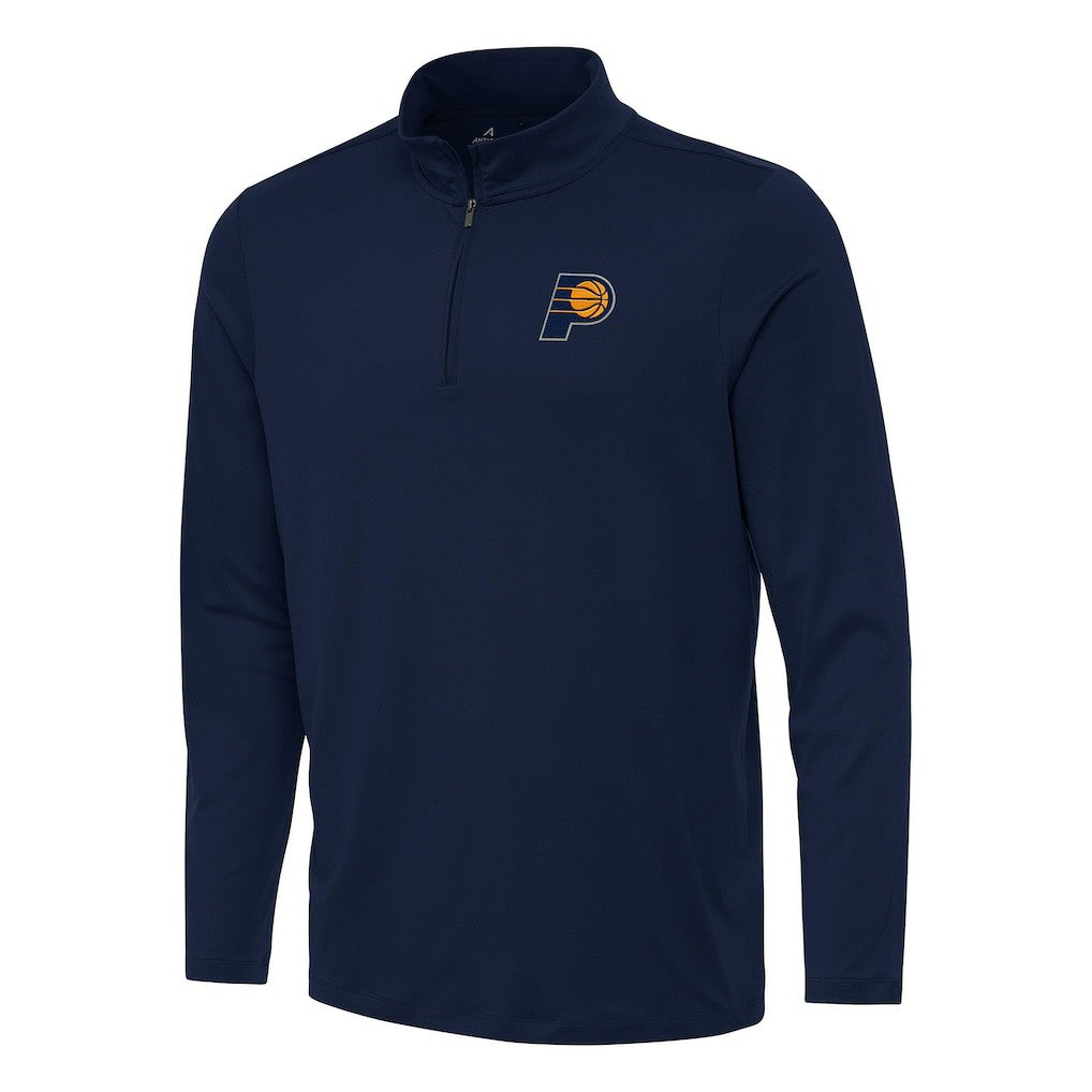 Indiana Pacers Antigua Reprocess Quarter-Zip Top Discount