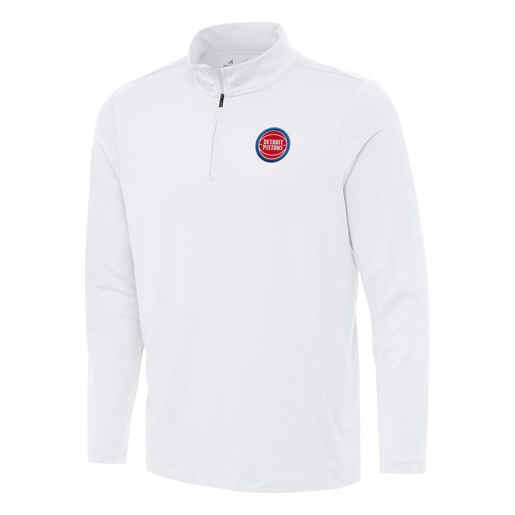 Detroit Pistons Antigua Reprocess Quarter-Zip Top sale On Sale