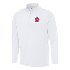 Detroit Pistons Antigua Reprocess Quarter-Zip Top sale On Sale