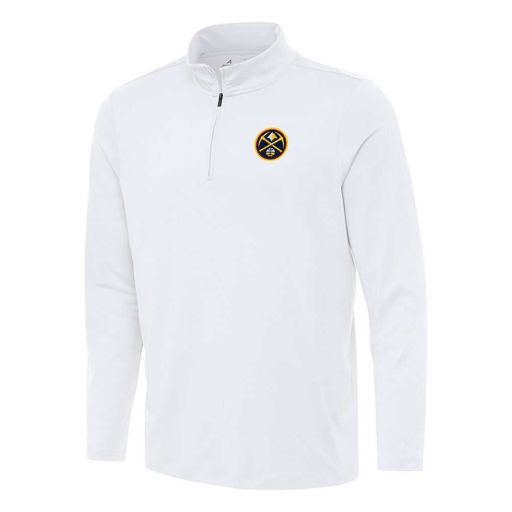 Denver Nuggets Antigua Reprocess Quarter-Zip Top sale On Sale