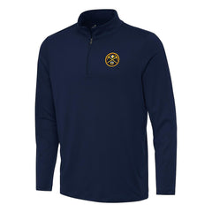 Denver Nuggets Antigua Reprocess Quarter-Zip Top sale New