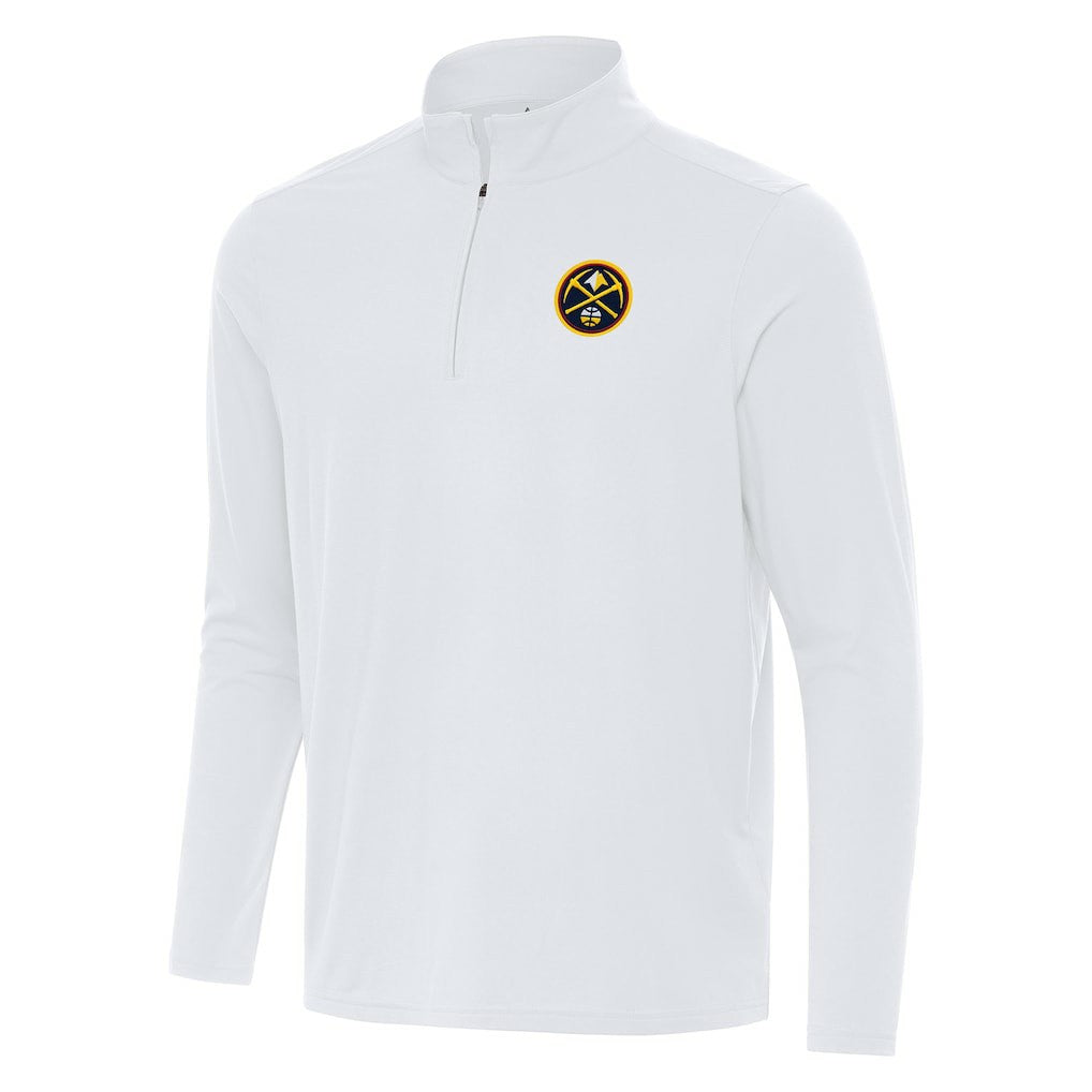 Denver Nuggets Antigua Intent Quarter-Zip Top sale Outlet