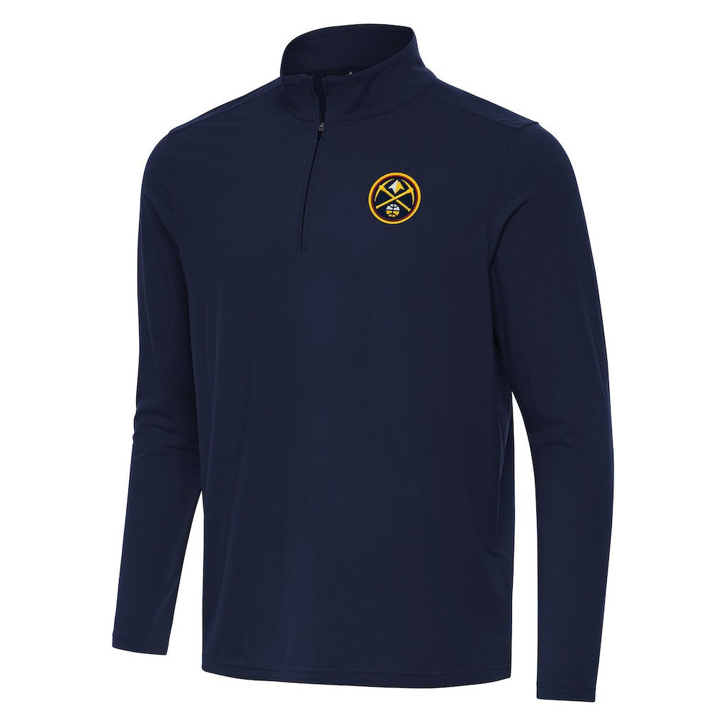 Denver Nuggets Antigua Intent Quarter-Zip Top sale Outlet