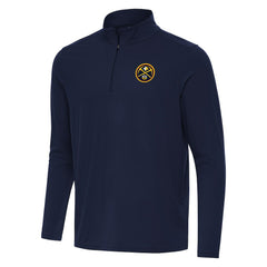 Denver Nuggets Antigua Intent Quarter-Zip Top sale Outlet