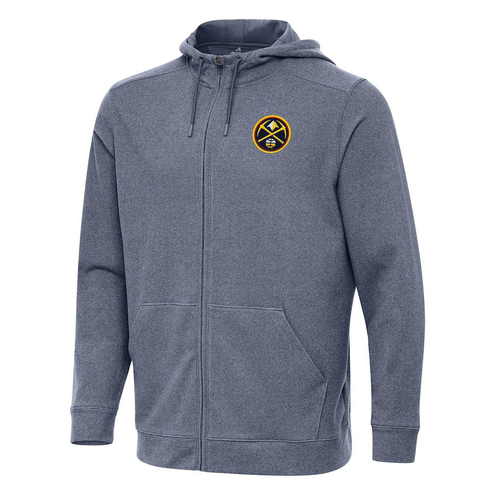 Denver Nuggets Antigua Effortless Full-Zip Hoodie Jacket sale For Sale