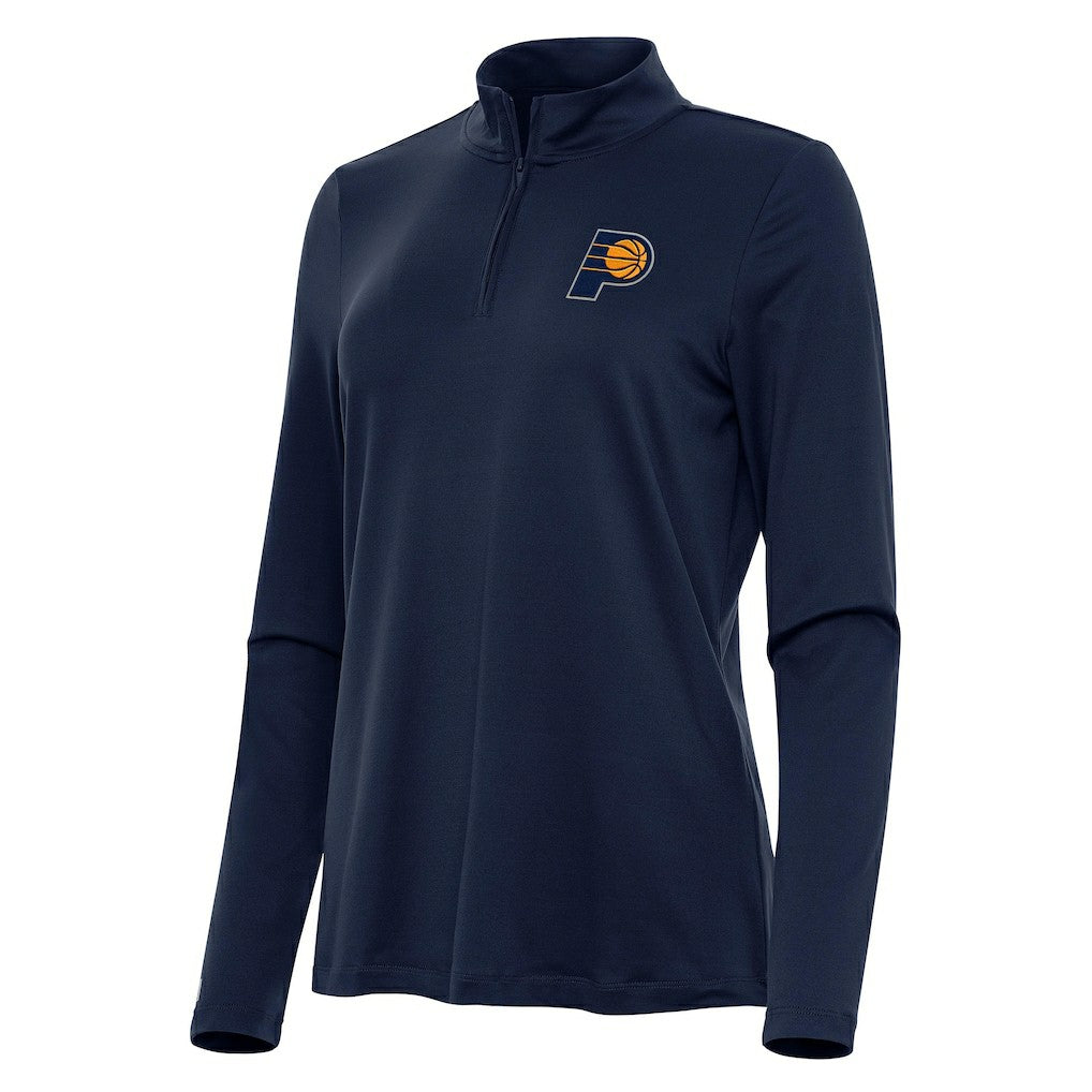 Indiana Pacers Antigua Women's Reprocess Quarter-Zip Top On Sale