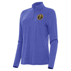 Denver Nuggets Antigua Women's Bright Quarter-Zip Top sale Outlet