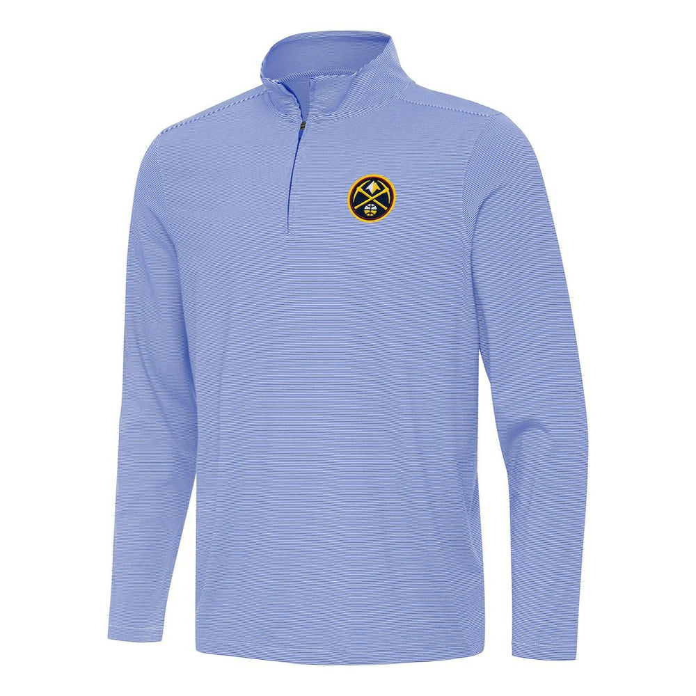 Denver Nuggets Antigua Twine Quarter-Zip Top sale Outlet