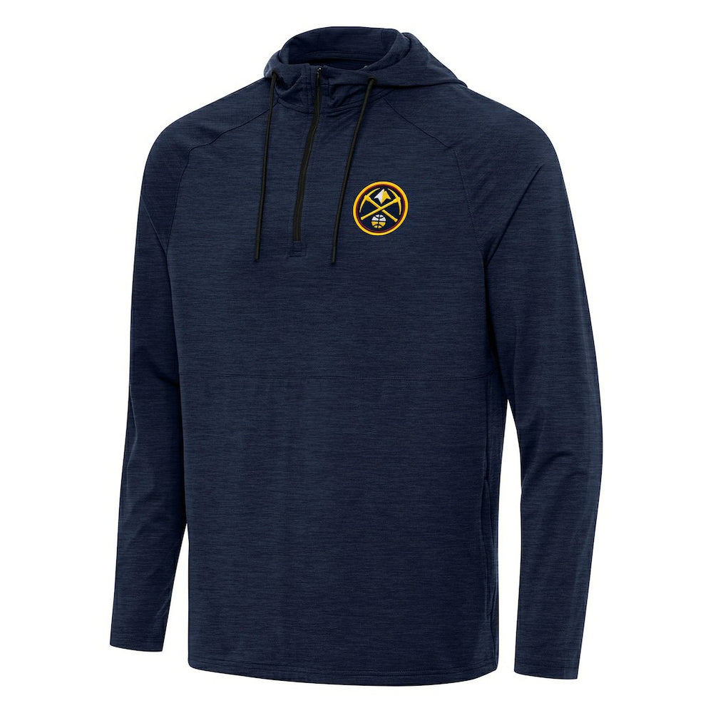 Denver Nuggets Antigua Spikes Raglan Quarter-Zip Hoodie sale Online