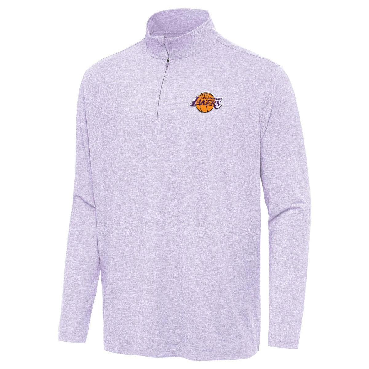 Los Angeles Lakers Antigua Hunk Quarter-Zip Top For Sale