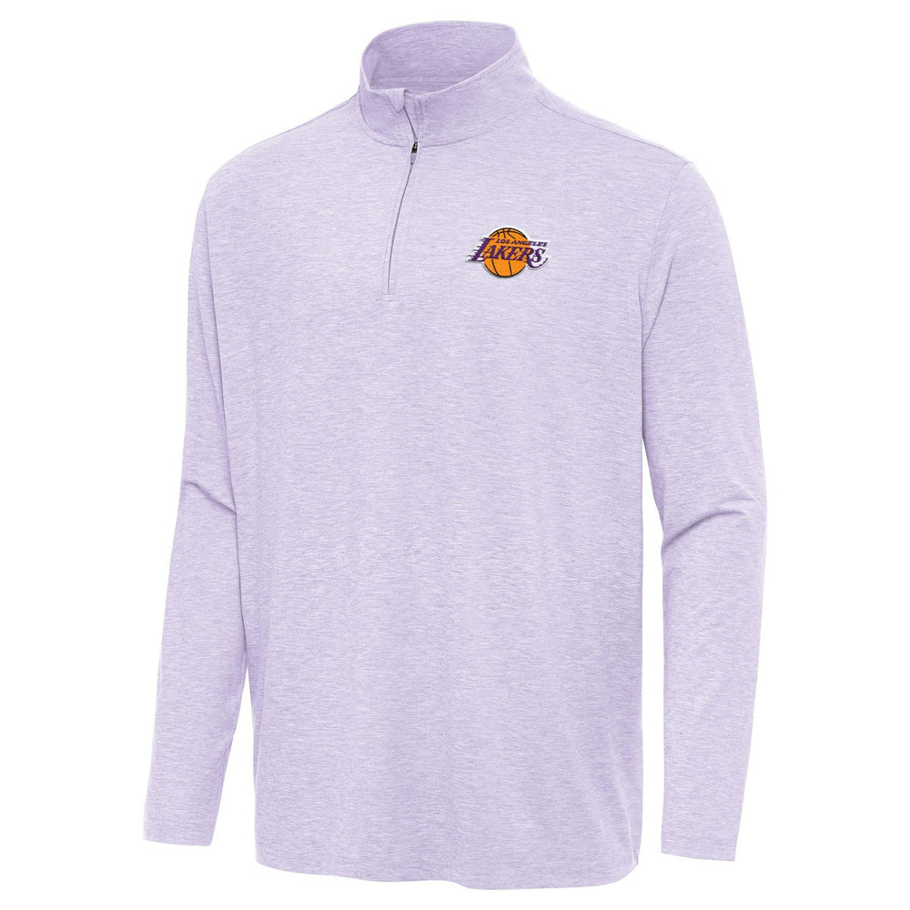 Los Angeles Lakers Antigua Hunk Quarter-Zip Top For Sale
