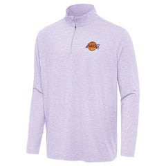 Los Angeles Lakers Antigua Hunk Quarter-Zip Top For Sale