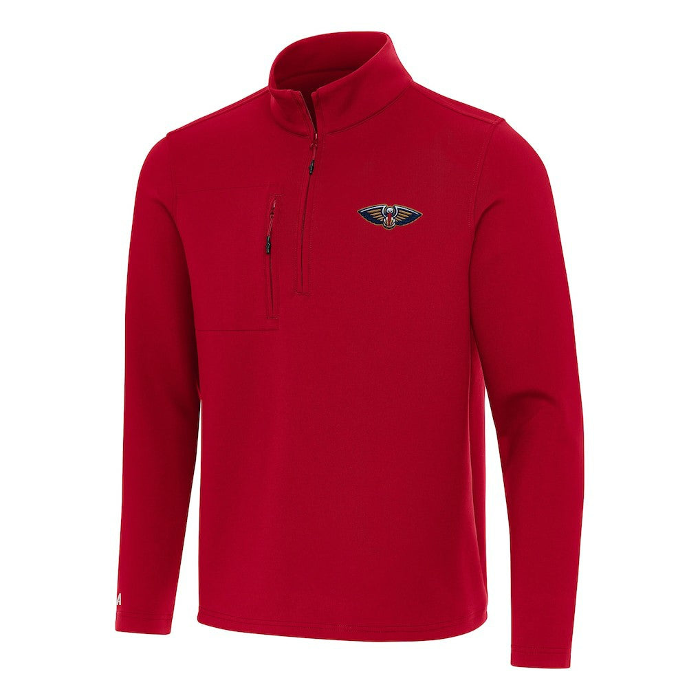 New Orleans Pelicans Antigua Insider Quarter-Zip Top Discount
