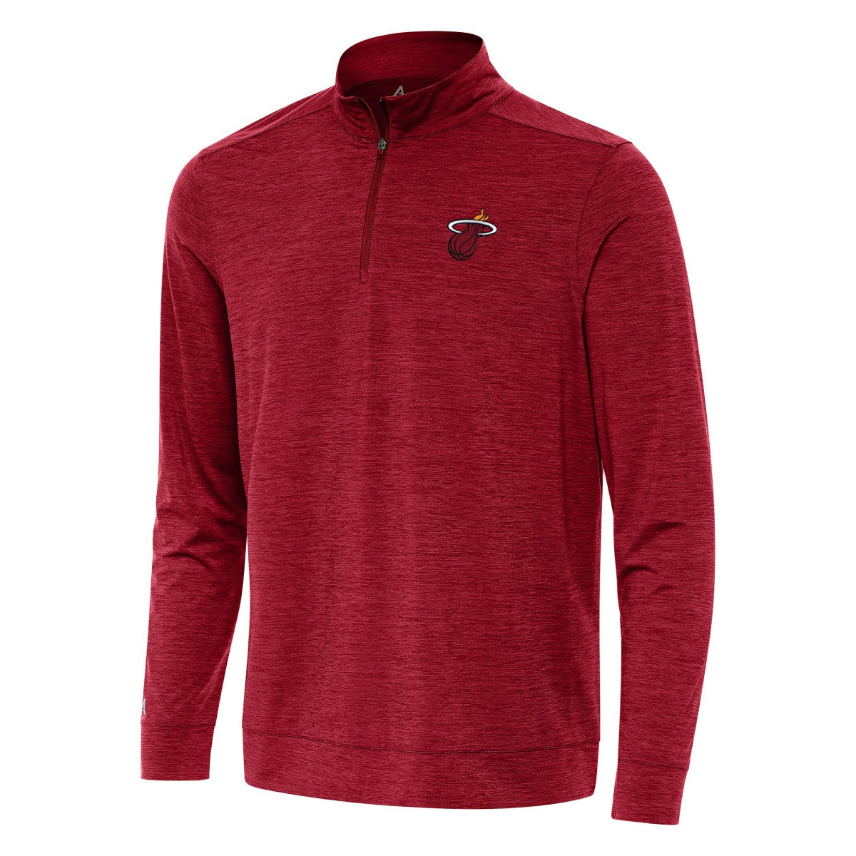 Miami Heat Antigua Bright Quarter-Zip Top Online