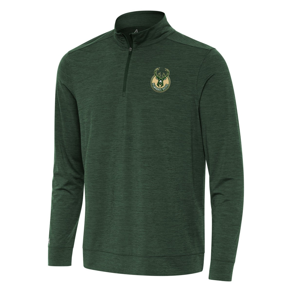 Milwaukee Bucks Antigua Bright Quarter-Zip Top Online