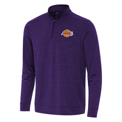 Los Angeles Lakers Antigua Bright Quarter-Zip Top Discount