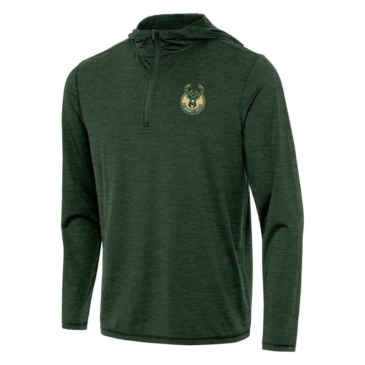 Milwaukee Bucks Antigua Tidy Quarter-Zip Hoodie Online