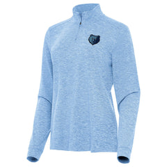 Memphis Grizzlies Antigua Women's Mentor Quarter-Zip Mock Long Sleeve Top Discount
