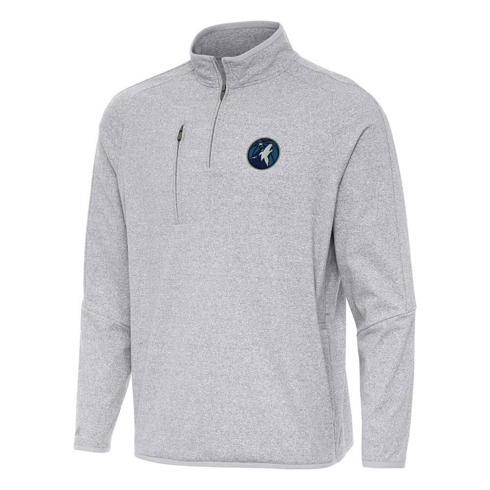 Minnesota Timberwolves Antigua Certain Quarter-Zip Tri-Blend Sweatshirt Discount