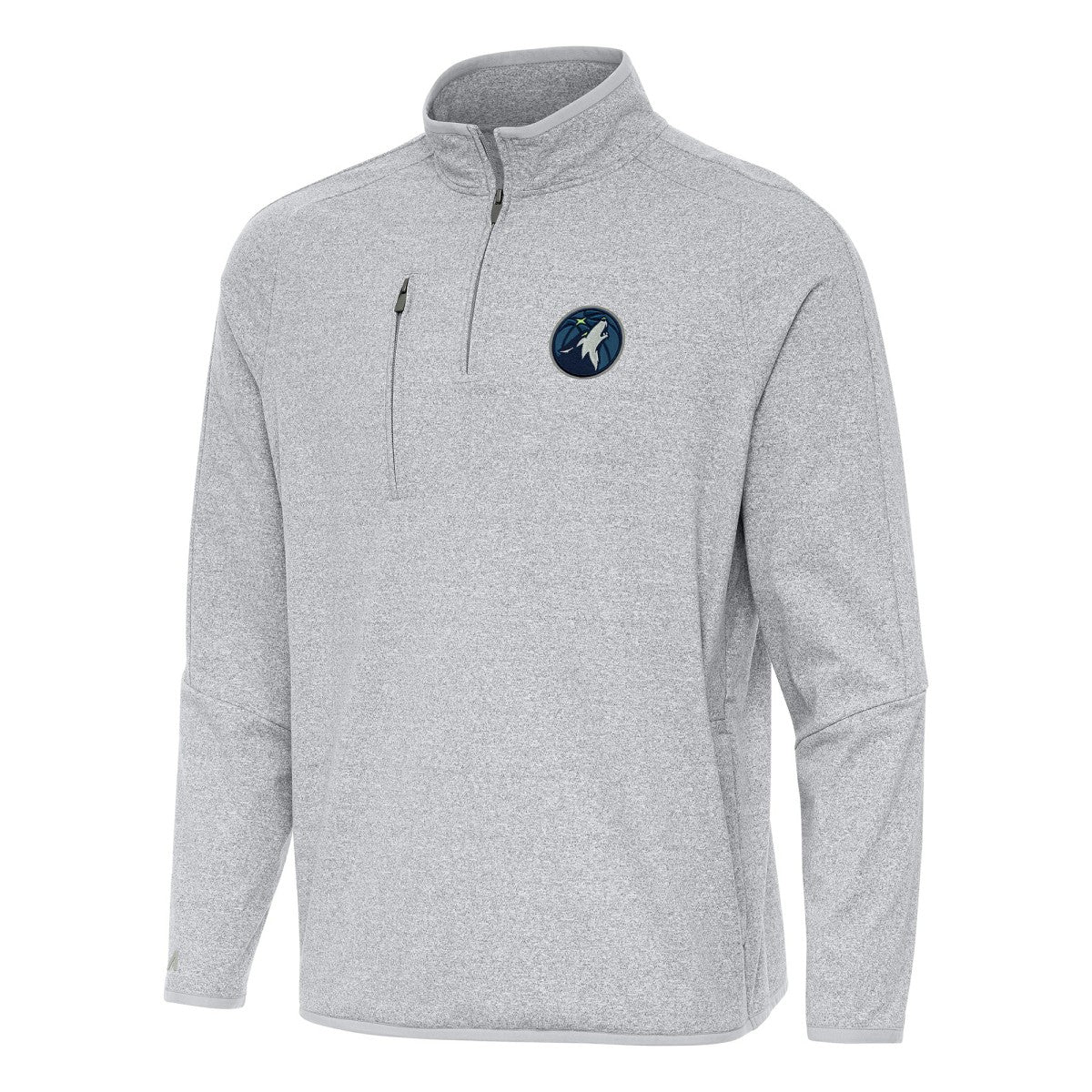 Minnesota Timberwolves Antigua Certain Quarter-Zip Tri-Blend Sweatshirt Discount