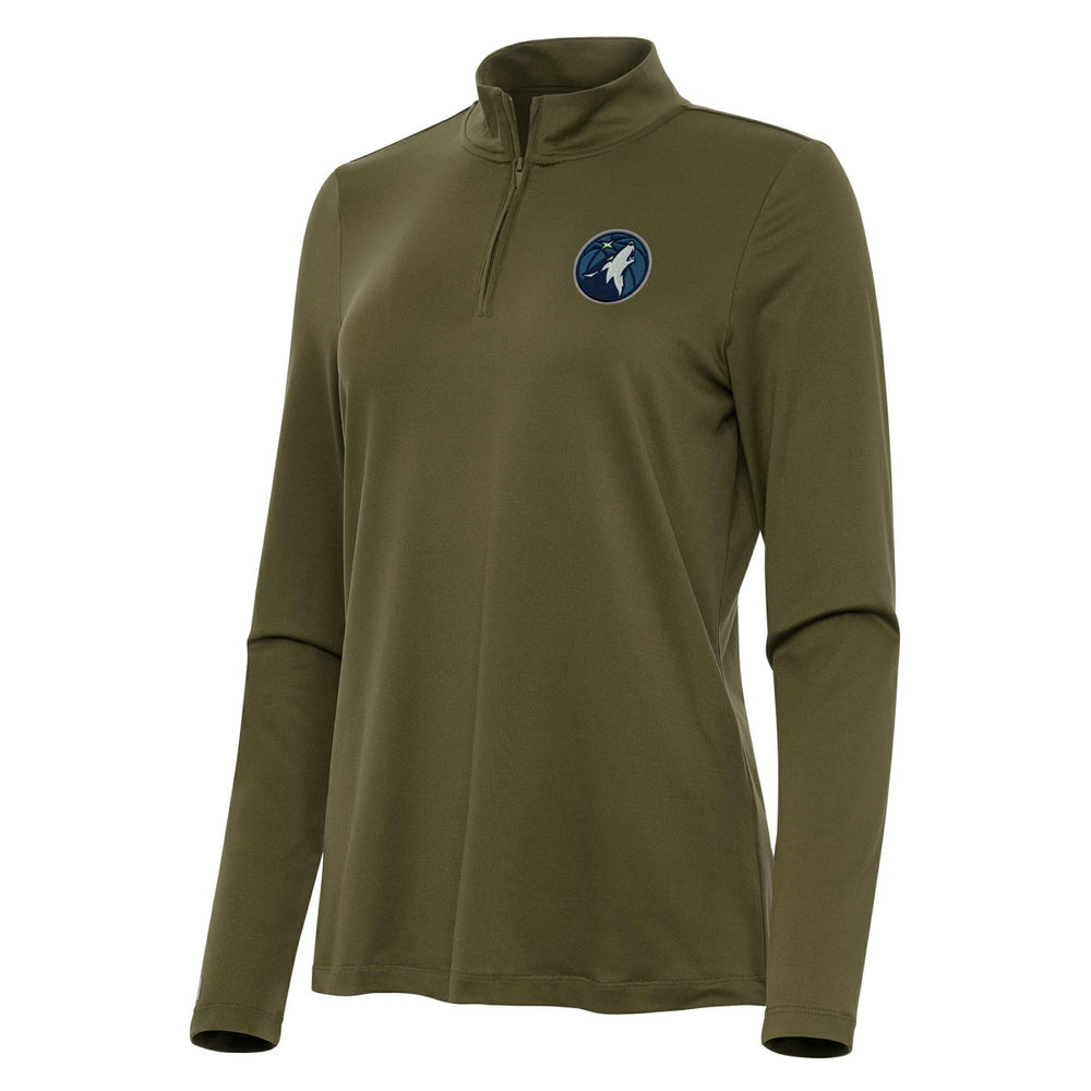 Minnesota Timberwolves Antigua Women's Reprocess Quarter-Zip Top Online