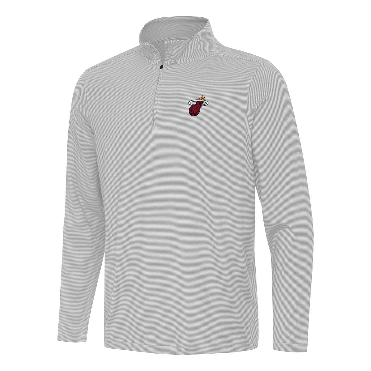 Miami Heat Antigua Twine Quarter-Zip Top New