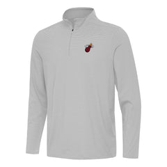 Miami Heat Antigua Twine Quarter-Zip Top New