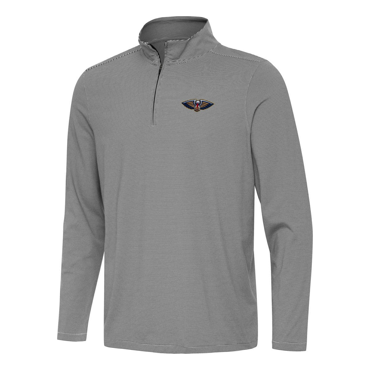 New Orleans Pelicans Antigua Twine Quarter-Zip Top On Sale