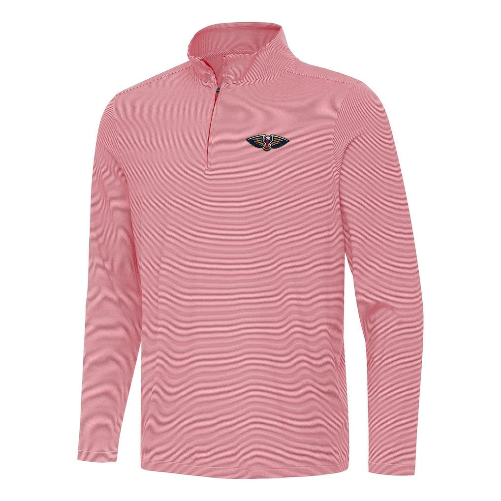 New Orleans Pelicans Antigua Twine Quarter-Zip Top For Sale