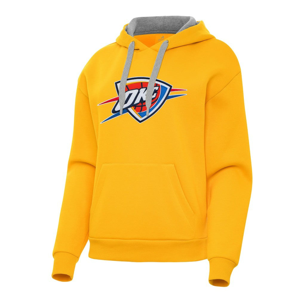 Oklahoma City Thunder Antigua Women's Victory Pullover Hoodie On Sale