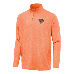 New York Knicks Antigua Hunk Quarter-Zip Top On Sale
