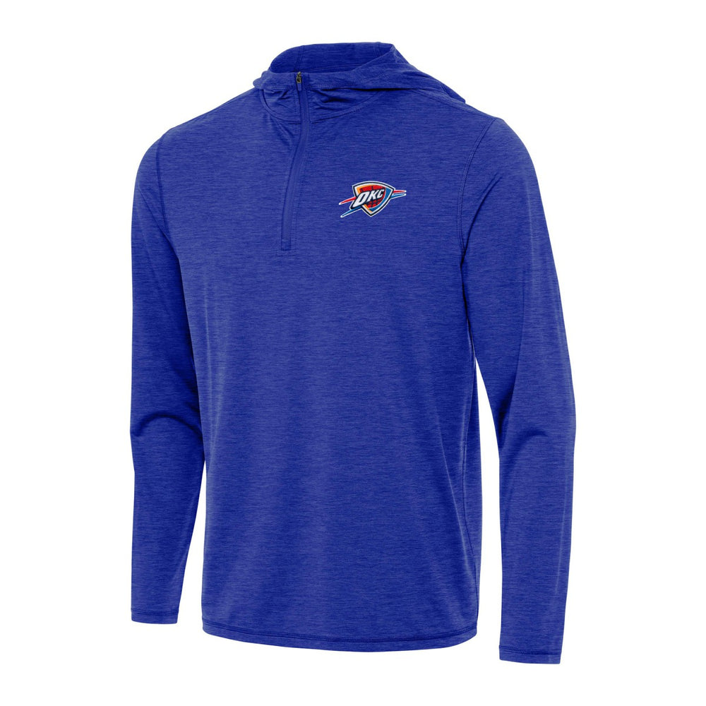Oklahoma City Thunder Antigua Tidy Quarter-Zip Hoodie On Sale