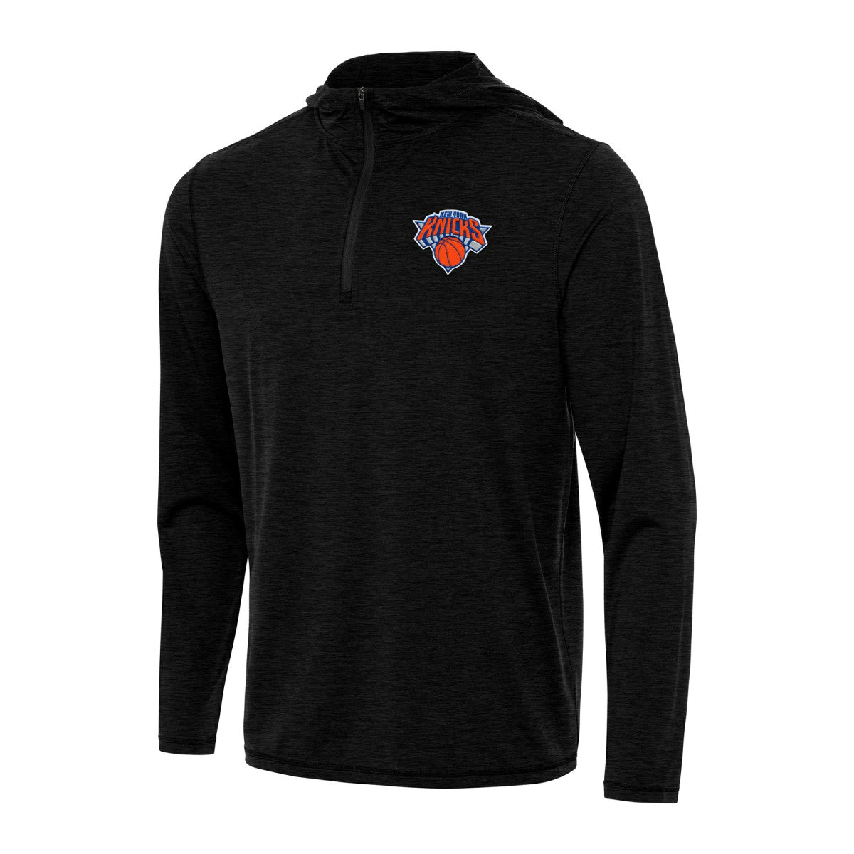 New York Knicks Antigua Tidy Quarter-Zip Hoodie New