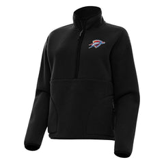 Oklahoma City Thunder Antigua Women's Figure Half-Zip Pullover Sweatshirt On Sale