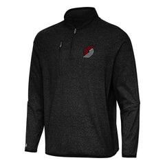 Portland Trail Blazers Antigua Certain Quarter-Zip Tri-Blend Sweatshirt Discount