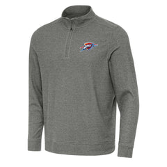 Oklahoma City Thunder Antigua Subtle Quarter-Zip Sweatshirt For Sale