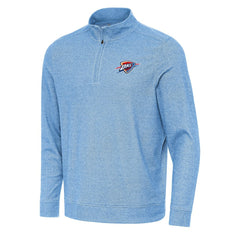 Oklahoma City Thunder Antigua Subtle Quarter-Zip Sweatshirt New