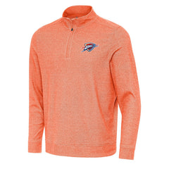 Oklahoma City Thunder Antigua Subtle Quarter-Zip Sweatshirt For Sale