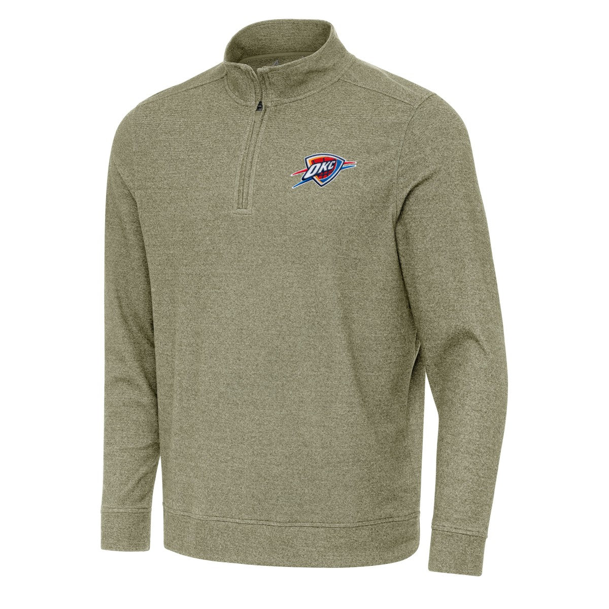 Oklahoma City Thunder Antigua Subtle Quarter-Zip Sweatshirt Outlet