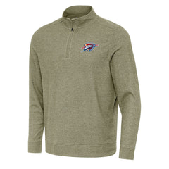 Oklahoma City Thunder Antigua Subtle Quarter-Zip Sweatshirt Outlet