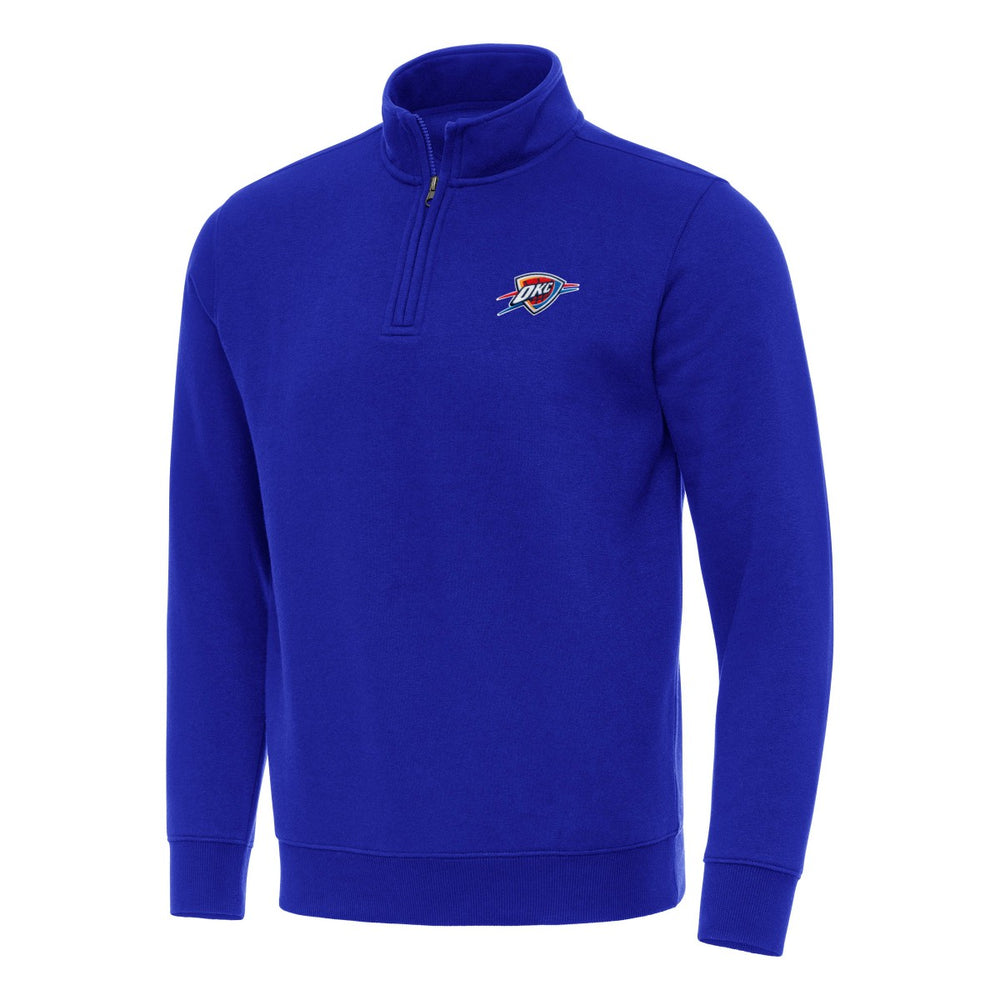 Oklahoma City Thunder Antigua Victory Quarter-Zip Mock Sweatshirt Online